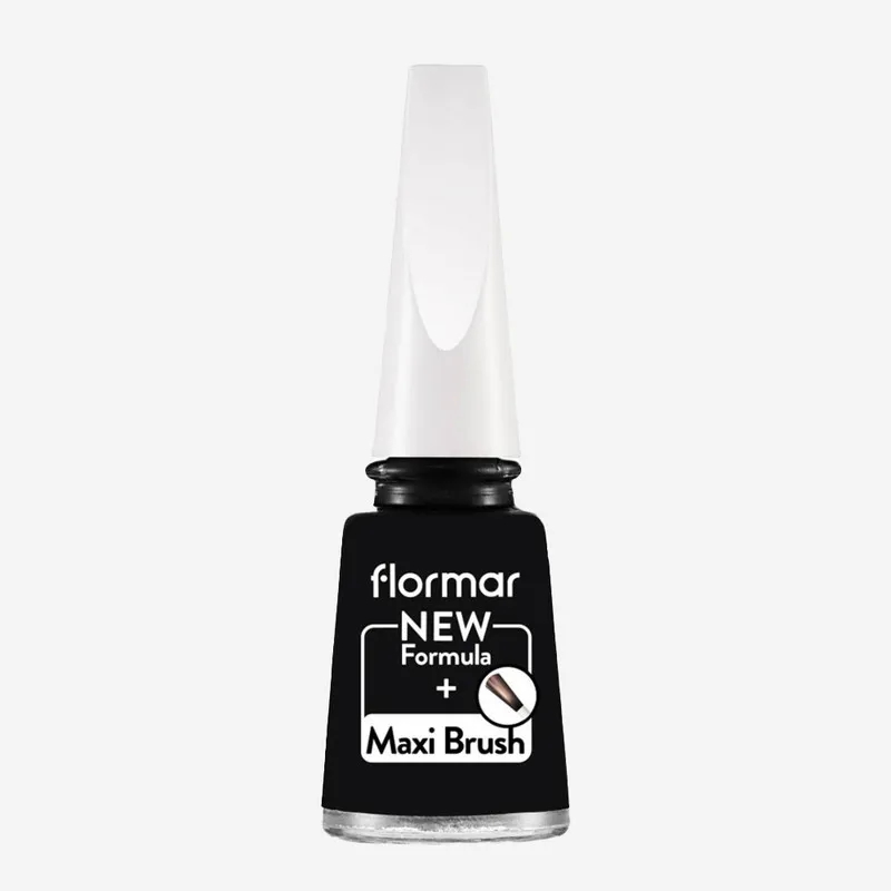 Flormar Classic Nail Enamel� - 313 Black Minimalism -New