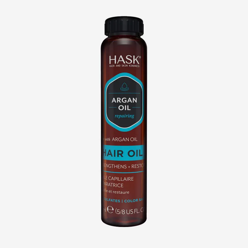 Hask Argan Oil Healing Shine Hair Treatment 18ml