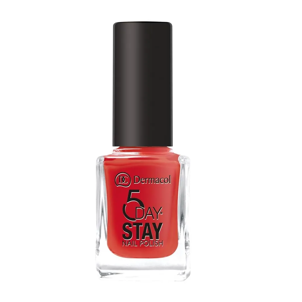 Dermacol Longlasting Nail Polish 5 Days Stay (No.21 Monroe Red)