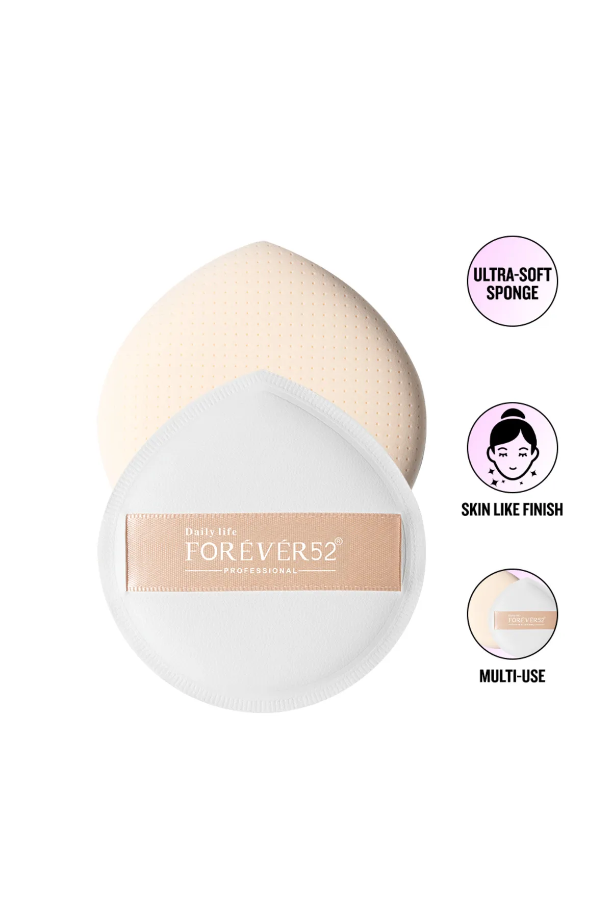 Skin-Like Blend Air-Soft Puff & Sponge