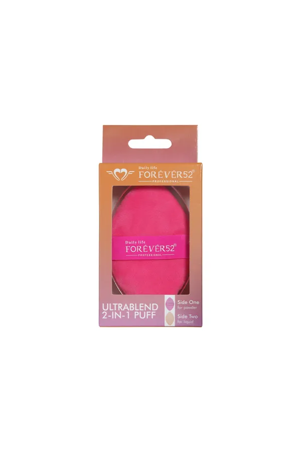 Forever52 Ultrablend 2 In 1 Puff & Sponge-Pink and Beige-1