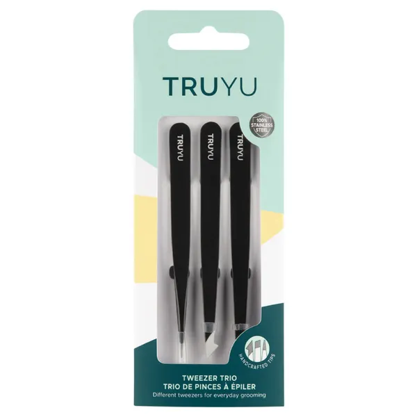 Qvs ( TRUYU ) 3 Tweezer Tips (Point,Combo,Slant)