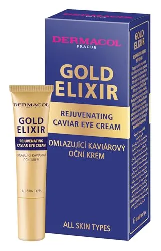 Dermacol Gold Elixir Rejuvenating Caviar Eye Cream with Deep Hydration