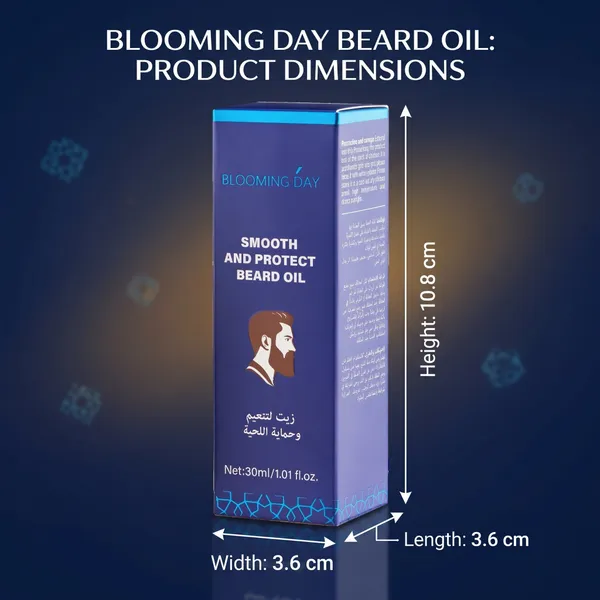 Blooming Day Smooth & Protect Beard Oil 30ml