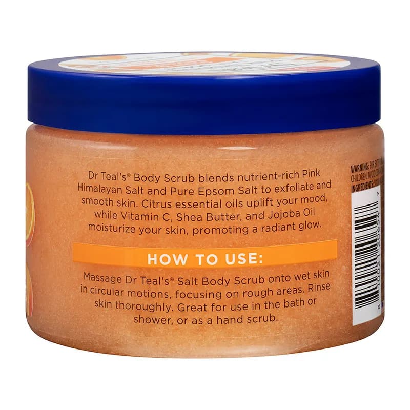 Dr Teal's Epsom Salt Body Scrub Vitamin C 454g
