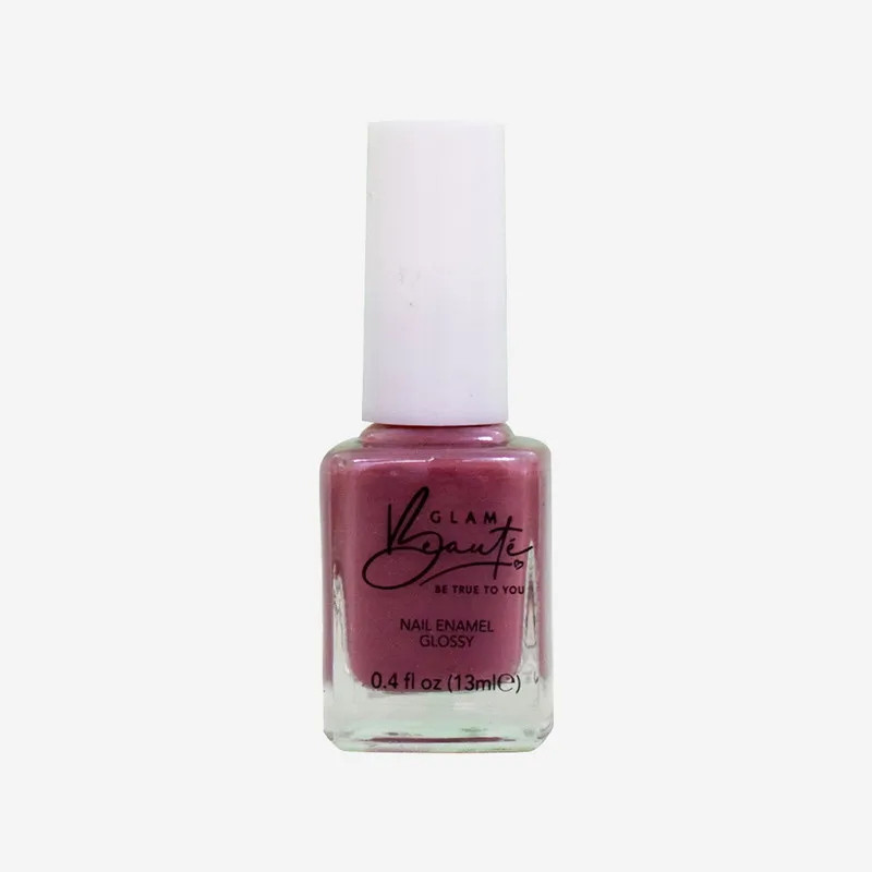 GlamBeaute Nail Enamel 10 - Mauv-ing along