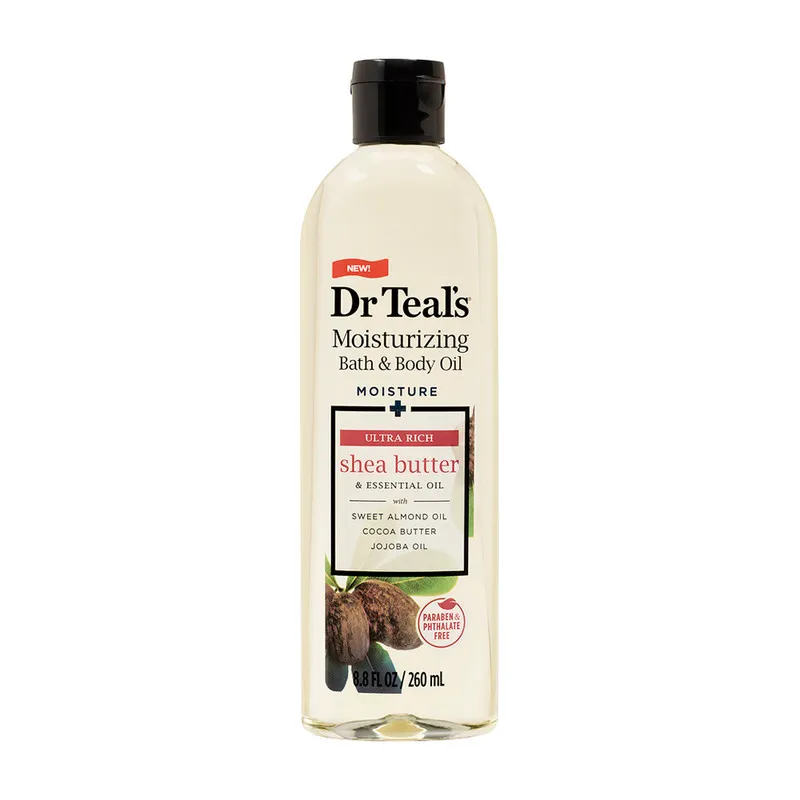Dr Teal's Moisturizing Bath & Body Oil Shea Butter & Essential Oil 260Ml