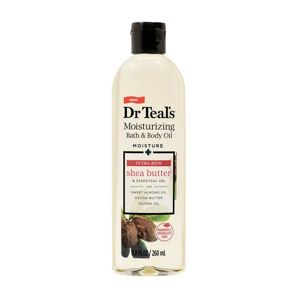 Dr Teal's Moisturizing Bath & Body Oil Shea Butter & Essential Oil 260Ml