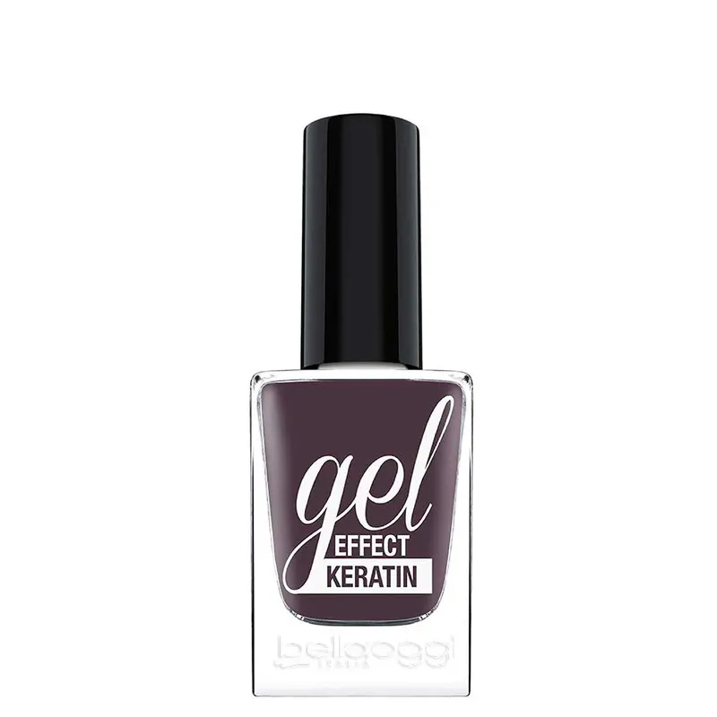 Bellaoggi Nail Polish Gel Effect Keratin - Rosy Brown