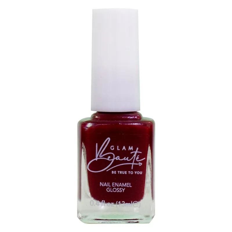 GlamBeaute Nail Enamel 19 - Cherry Red