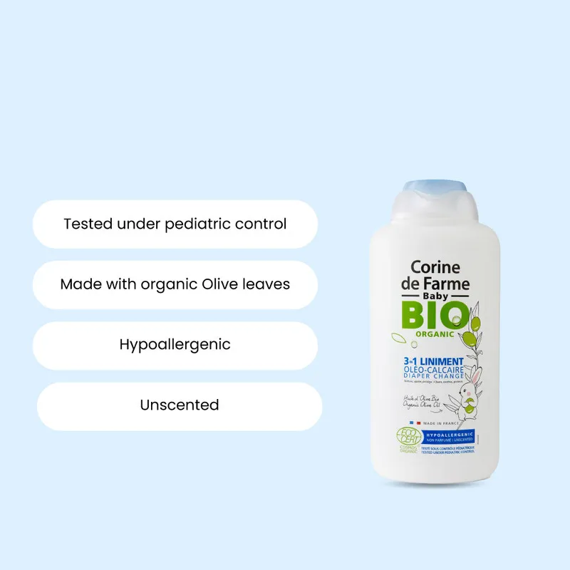 CDF--Baby Bio Organic 3in1 Liniment Diaper Change 500ML