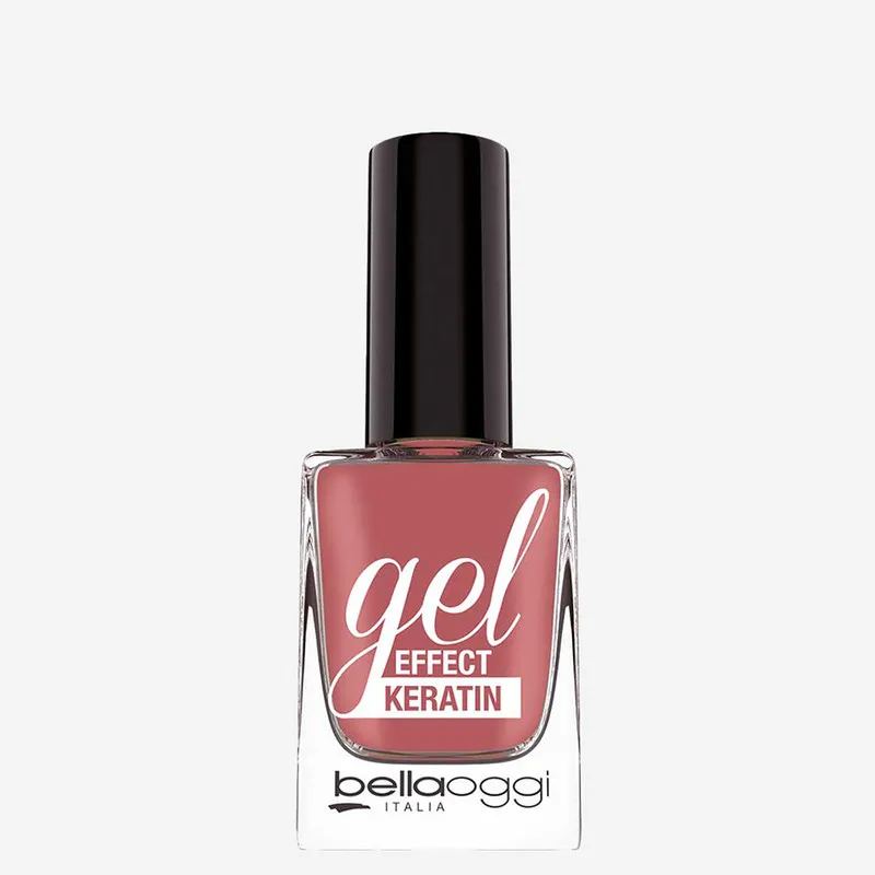 Bellaoggi Nail Polish Gel Effect Keratin - Dusty Rose