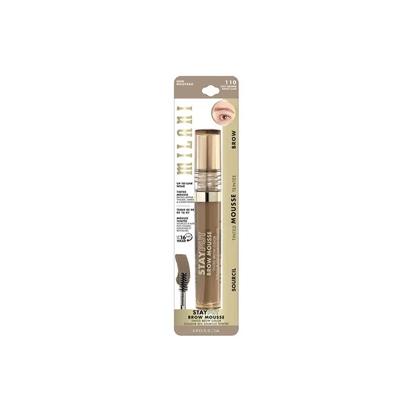 Milani Stay Put Tinted Brow Mousse 110 Soft Brown