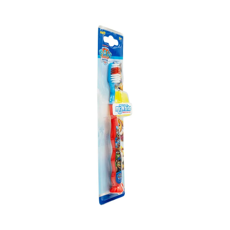 Mr.White Paw Patrol Manual Toothbrush With Suction Cup