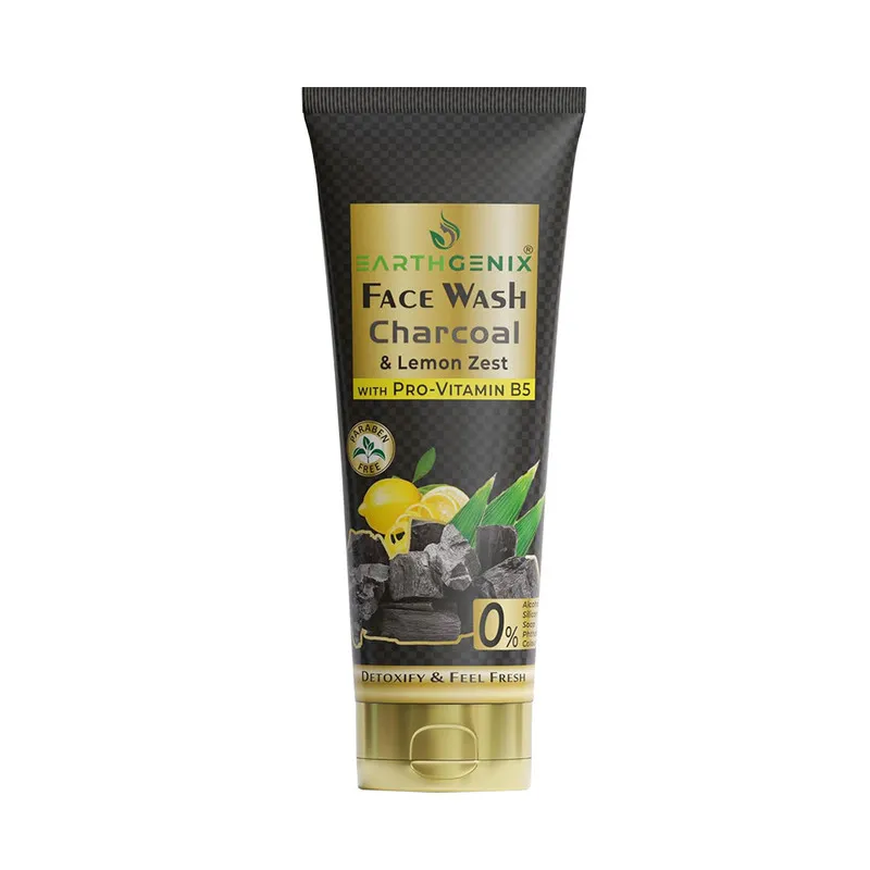 Earthgenix Charcoal & Lemon Zest Face wash 100Ml