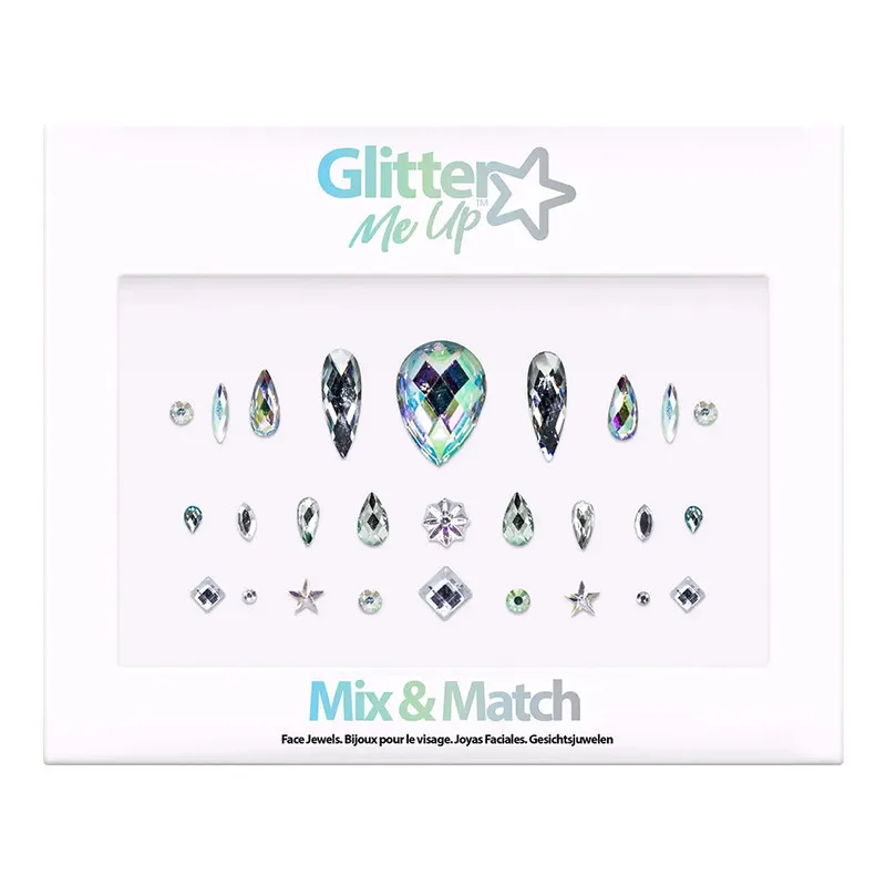 Glitter Me Up Mix & Match Gems Face Jewels