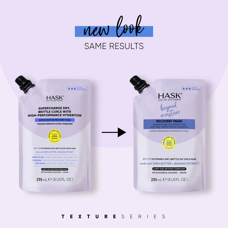 Hask Texture Solutions Extra Moisture Recovery Mask 235ml
