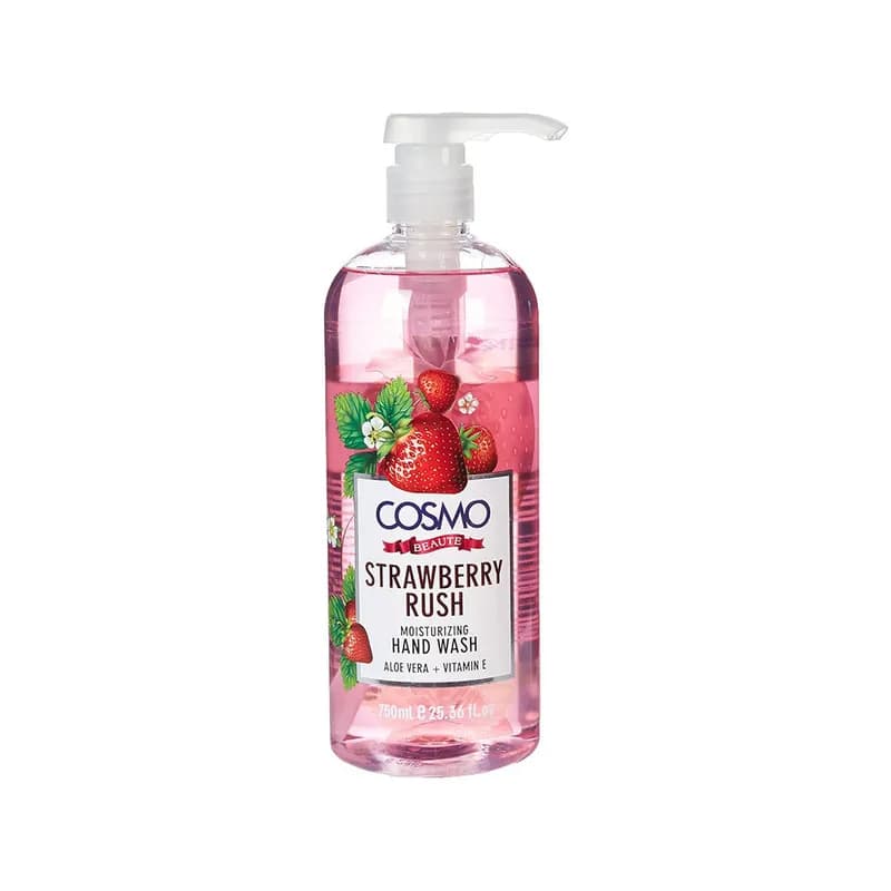Cosmo Beauty Hand Wash Strawberry Rush 750ml