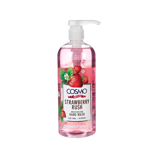 Cosmo Beauty Hand Wash Strawberry Rush 750ml