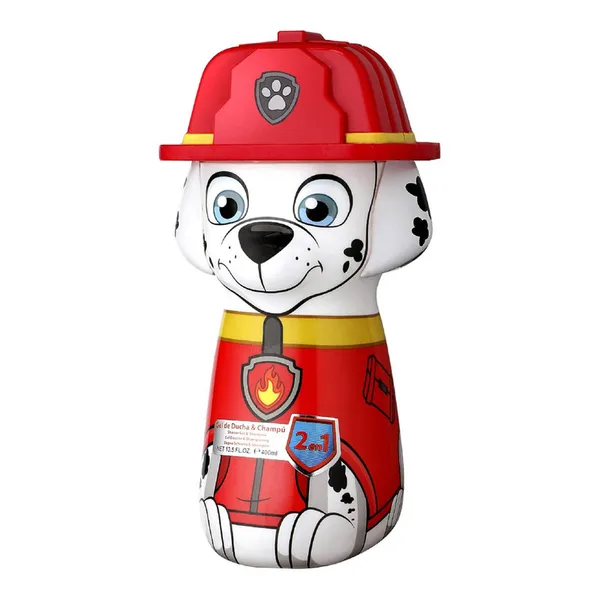 Air-Val Paw Patrol Marshall 2D Figure Shower Gel & Shampoo 2 in 1 400ml