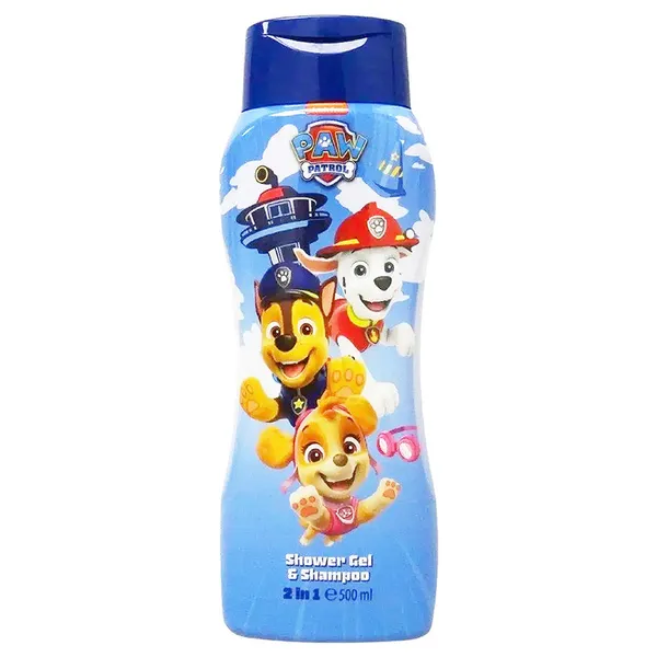 Air-Val Paw Patrol Shower Gel & Shampoo 2 in 1 500Ml