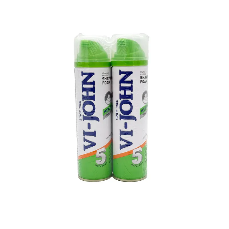 Vi-John Shaving Foam Assorted 200Ml X2 Value Pack