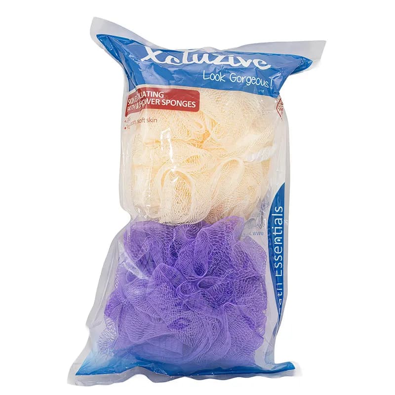 Xcluzive Skin Exfoliating Bath & Shower Sponges
