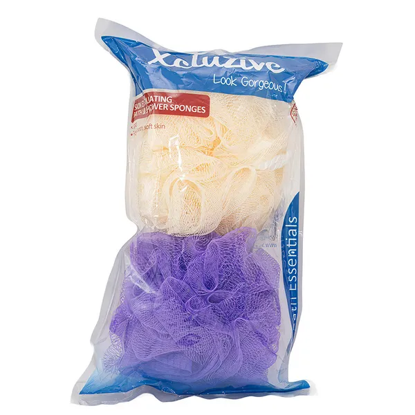 Xcluzive Skin Exfoliating Bath & Shower Sponges