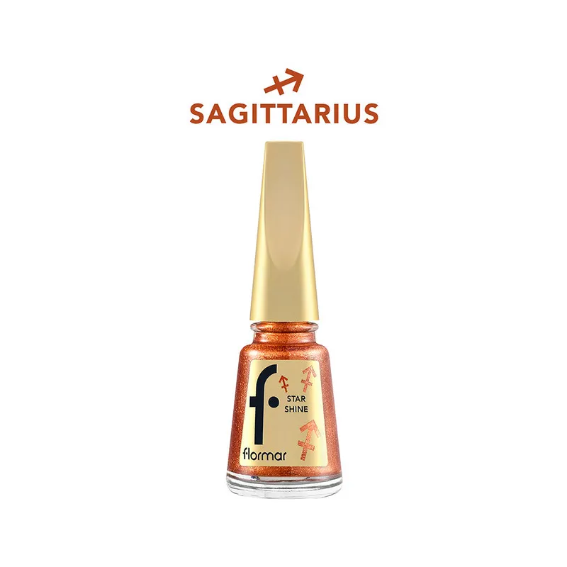 Flormar Star Shine Nail Enamel Zodiac - 43 Independent Sagittarius