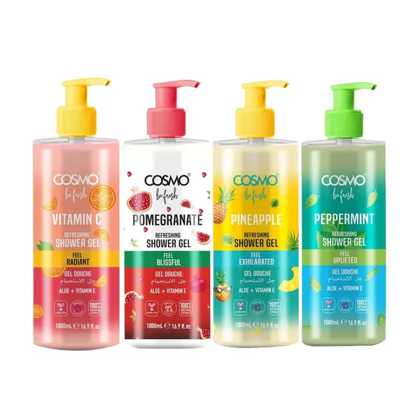 Cosmo Befresh Shower Gel 1000Ml Assorted