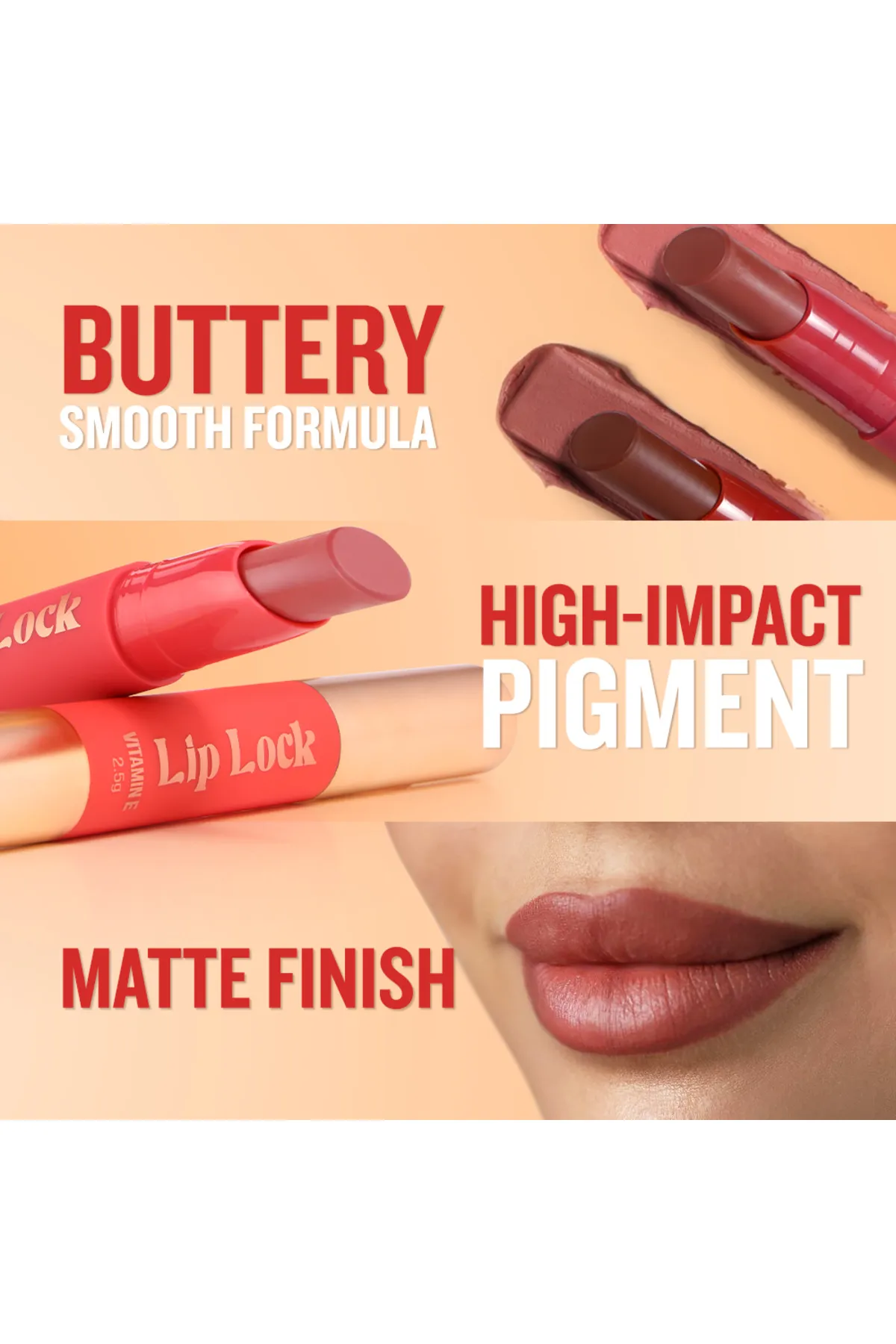 Lip Lock Lipstick-Mocha Oath - CLK009