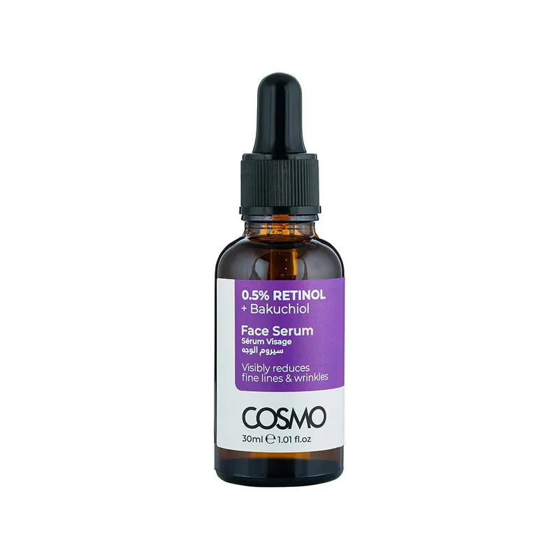 Cosmo 0.5% Retinol + Bakuchiol Face Serum 30ml