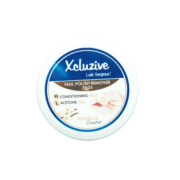 Xcluzive Nail Polish Remover Pads 32s Vanilla