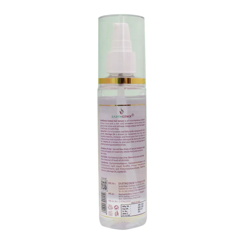 Earthgenix with Jojoba & Moringa Oil Hair Serum 100Ml
