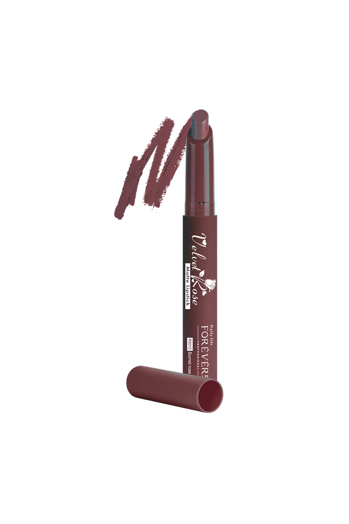 Forever52 Velvet Rose Matte Lipstick-Burnet Rose - RS012