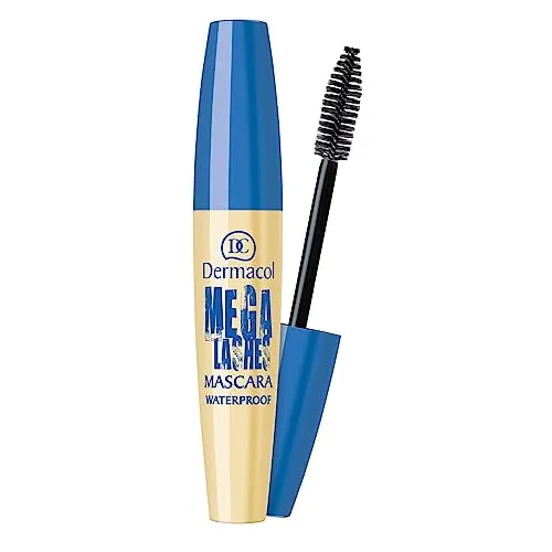 Dermacol Mega Lashes Waterproof Mascara- BLACK 12.5 ml