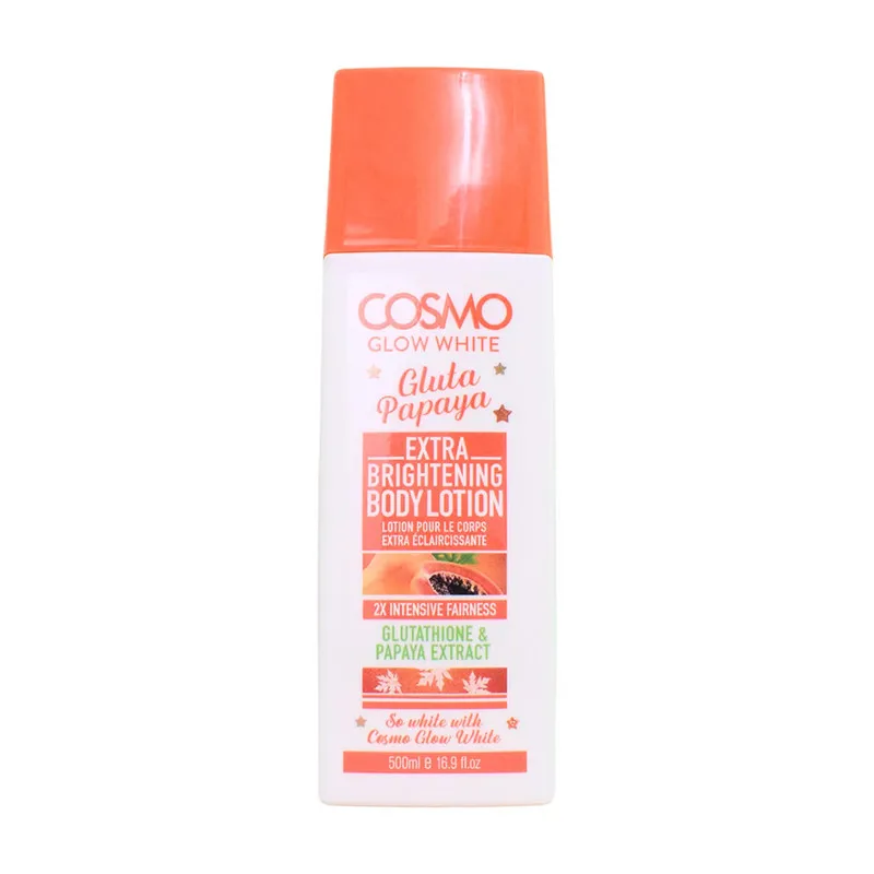 Cosmo Glow White Gluta Papaya Extra Brightening Body Lotion 500ml