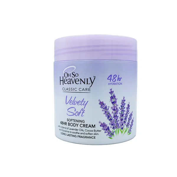 Oh So Heavenly Body Cream 48HR Velvety Soft 470Ml