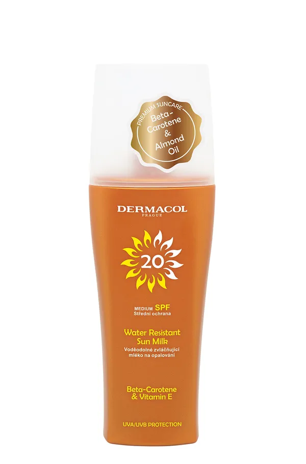 Dermacol SUN Water Resistant Sun Milk SPF 20 spray