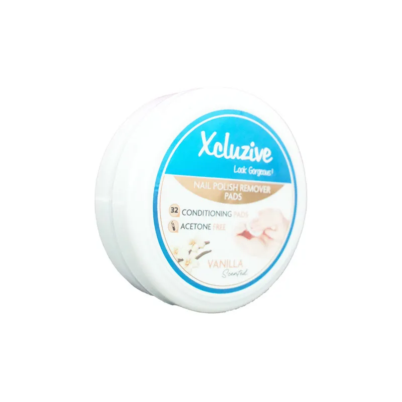 Xcluzive Nail Polish Remover Pads 32s Vanilla