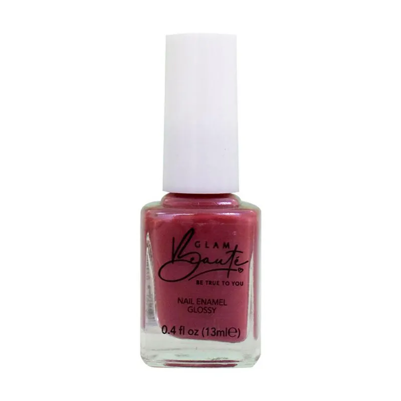 GlamBeaute Nail Enamel 21 - Glamorous Pink