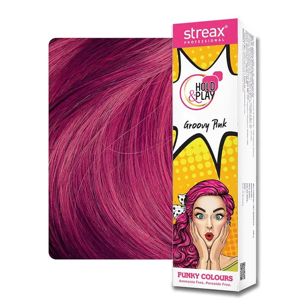 Streax Funky Clr Groovy Pink 100 G