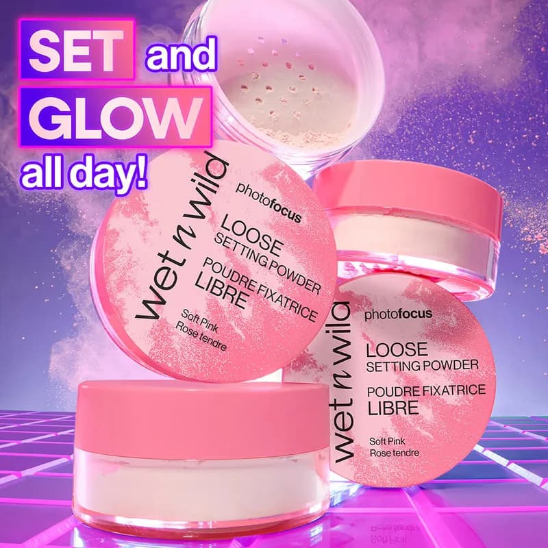 WnW Photo Focus Loose Setting Powder - Soft Pink