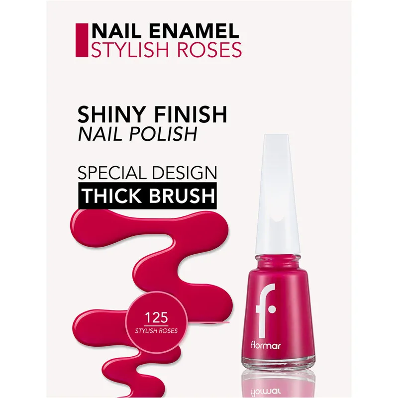 Flormar Nail Enamel - 125 Stylish roses