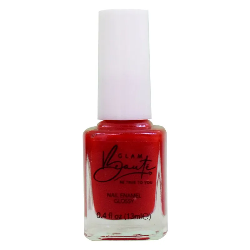 GlamBeaute Nail Enamel 18 - True Red