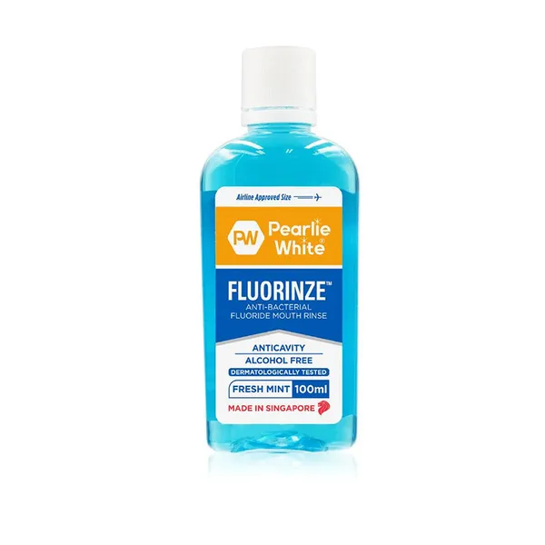 Pearlie White Fluorinze M.Wash100Ml