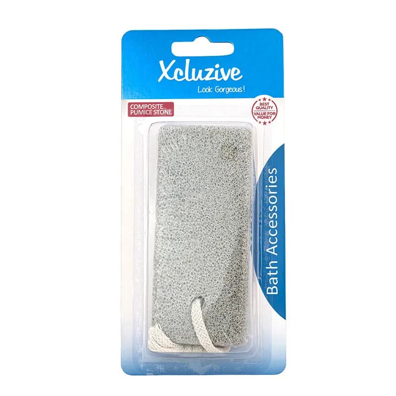 Xcluzive Pumice Stone (Rectangular) W/Rope