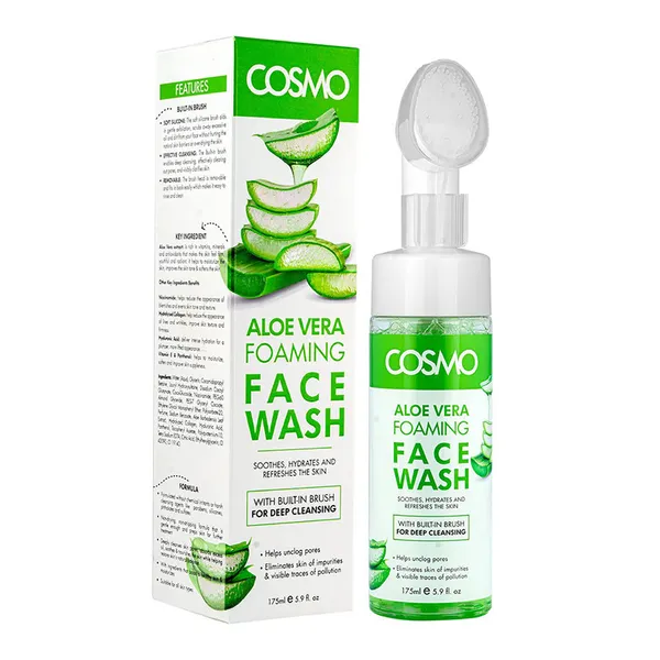 Cosmo Face Wash Aloe Vera Foaming 175Ml