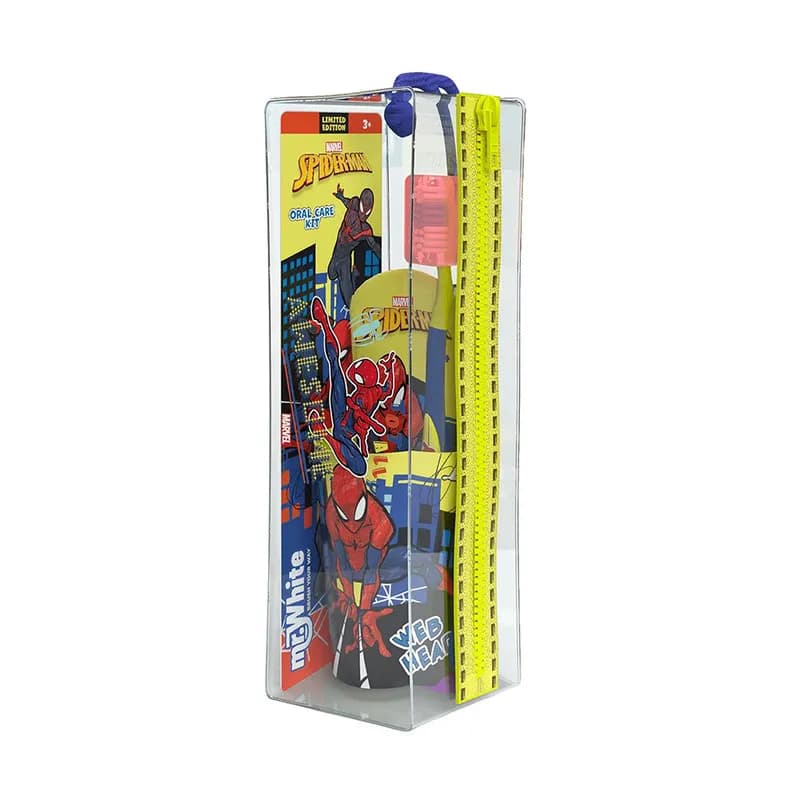 Mr.White Spiderman Tooth Brush , Beaker & Toothpaste 75Ml