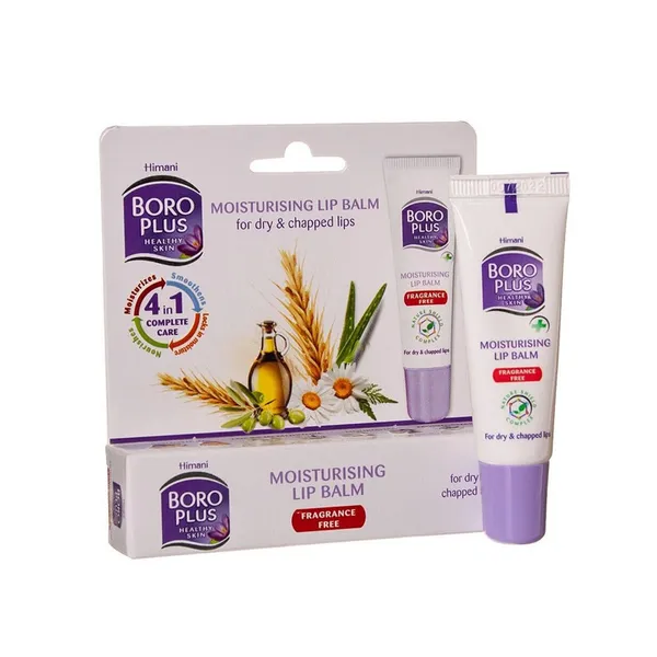Himani Boroplus Healthy Skin Moisturising Lip Balm 10Ml - Fragrance Free